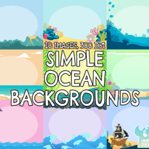 Simple Ocean Backgrounds Preview 1