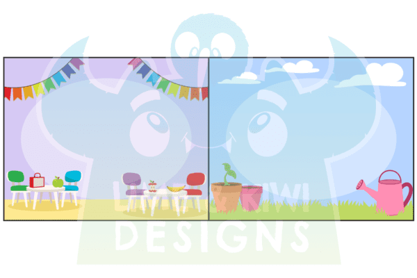 Simple Preschool Backgrounds Preview 4