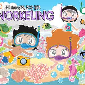 Snorkelling Clipart Pack