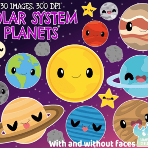 Solar System Planets Clipart Pack