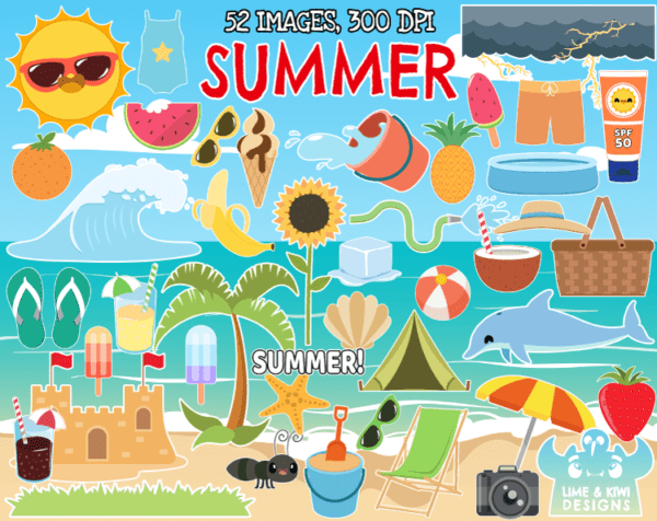 Summer Clipart Pack