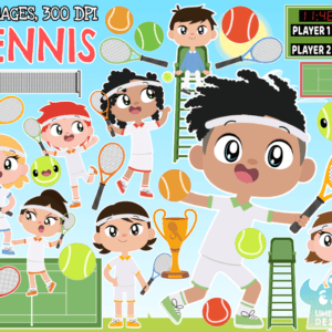 Tennis Clipart Pack