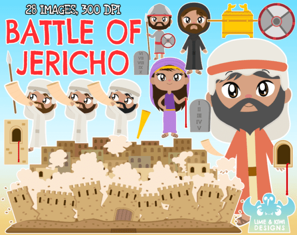 The Battle of Jericho Clipart Pack