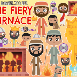 The Fiery Furnace Clipart Pack