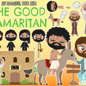 The Good Samaritan Clipart Pack