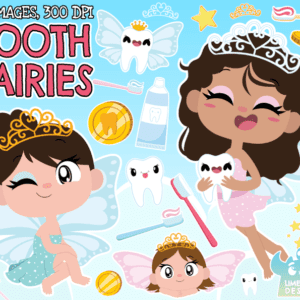 Tooth Fairies Clipart Pack