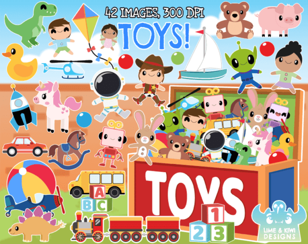 Toys Clipart Pack