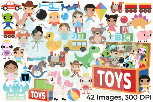 Toys Clipart Pack All Images