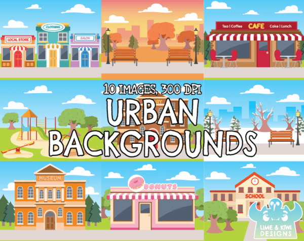 Urban Backgrounds Preview 1