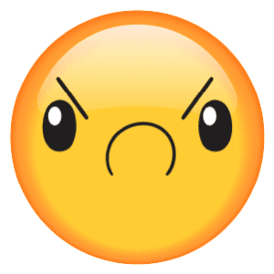 Very Unhappy Emoji