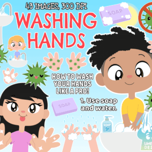 Washing Hands Clipart Pack