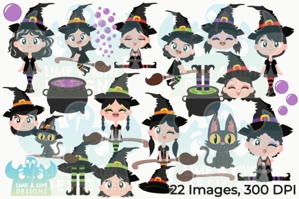 Wicked Witches 2 Clipart Pack All Images