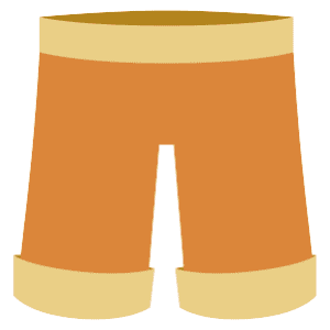 Some Yellow and Orange Shorts