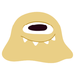 A Yellow Slime Monster