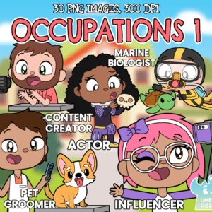 Occupations 1 Clipart Pack