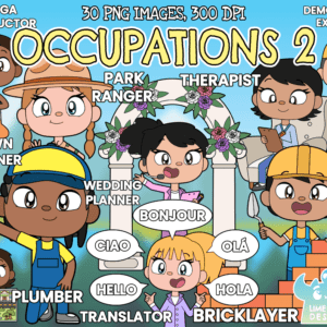 Occupations 2 Clipart Pack