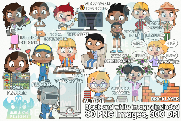 Occupations 2 Clipart Pack All Images