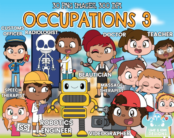 Occupations 3 Clipart Pack