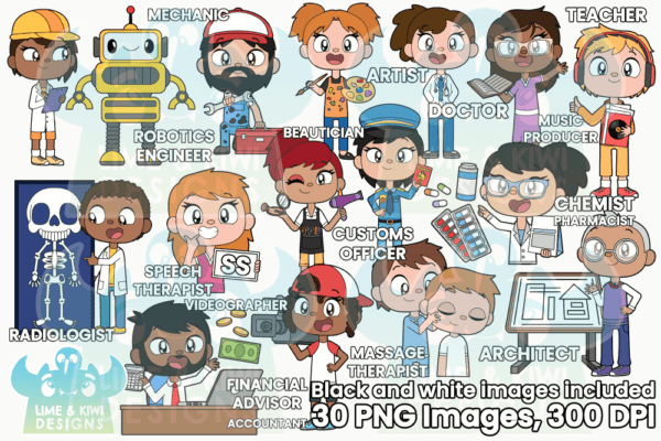 Occupations 3 Clipart Pack All Images