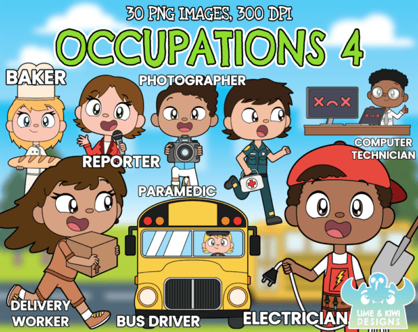 Occupations 4 Clipart Pack