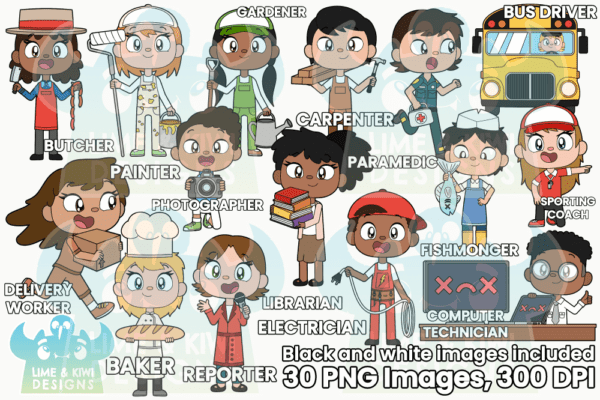 Occupations 4 Clipart Pack All Images